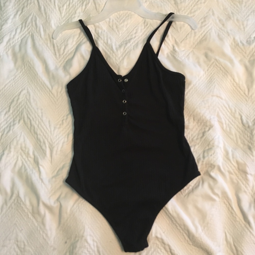 Missguided black cami bodysuit